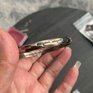 Sterling Silver Sculpted Bangle Bracelet